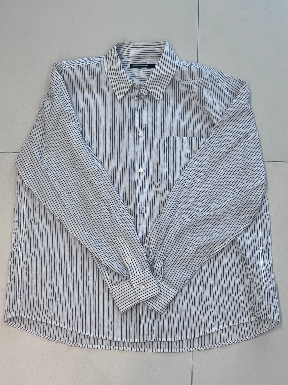 해칭룸 스트라이프 셔츠 (3) 상품이미지2