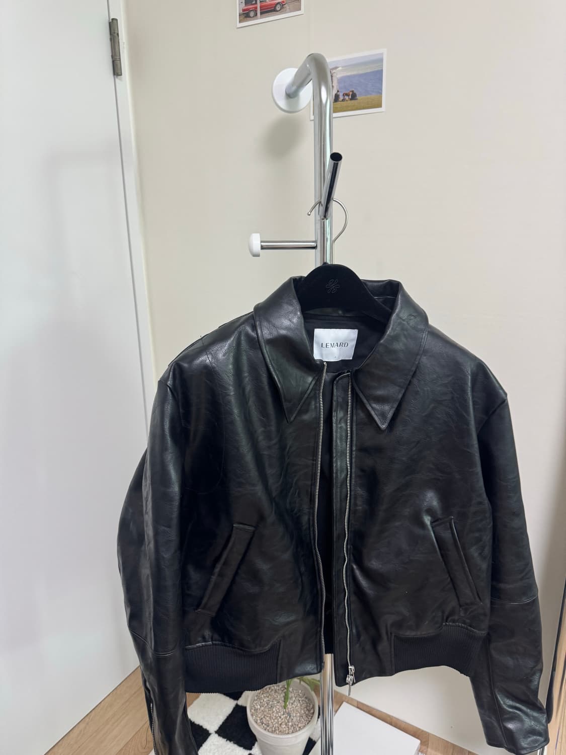 르마드 가죽 자켓 2 size 상품이미지2