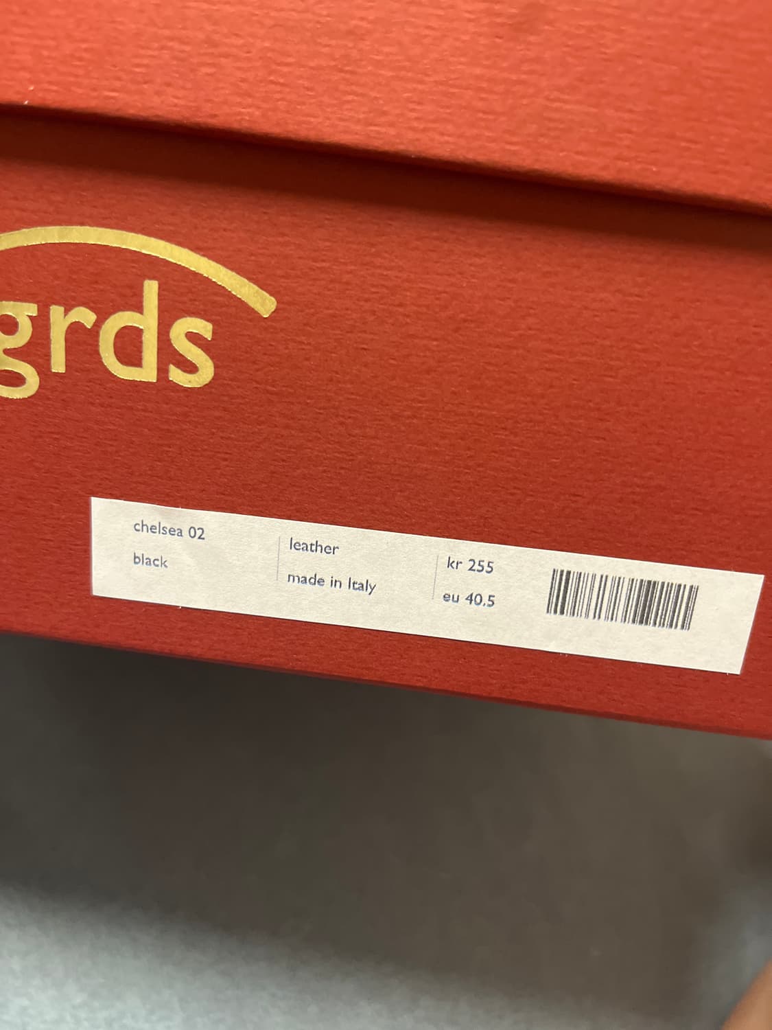 그라더스 첼시 블랙 255 팝니다 상품이미지3