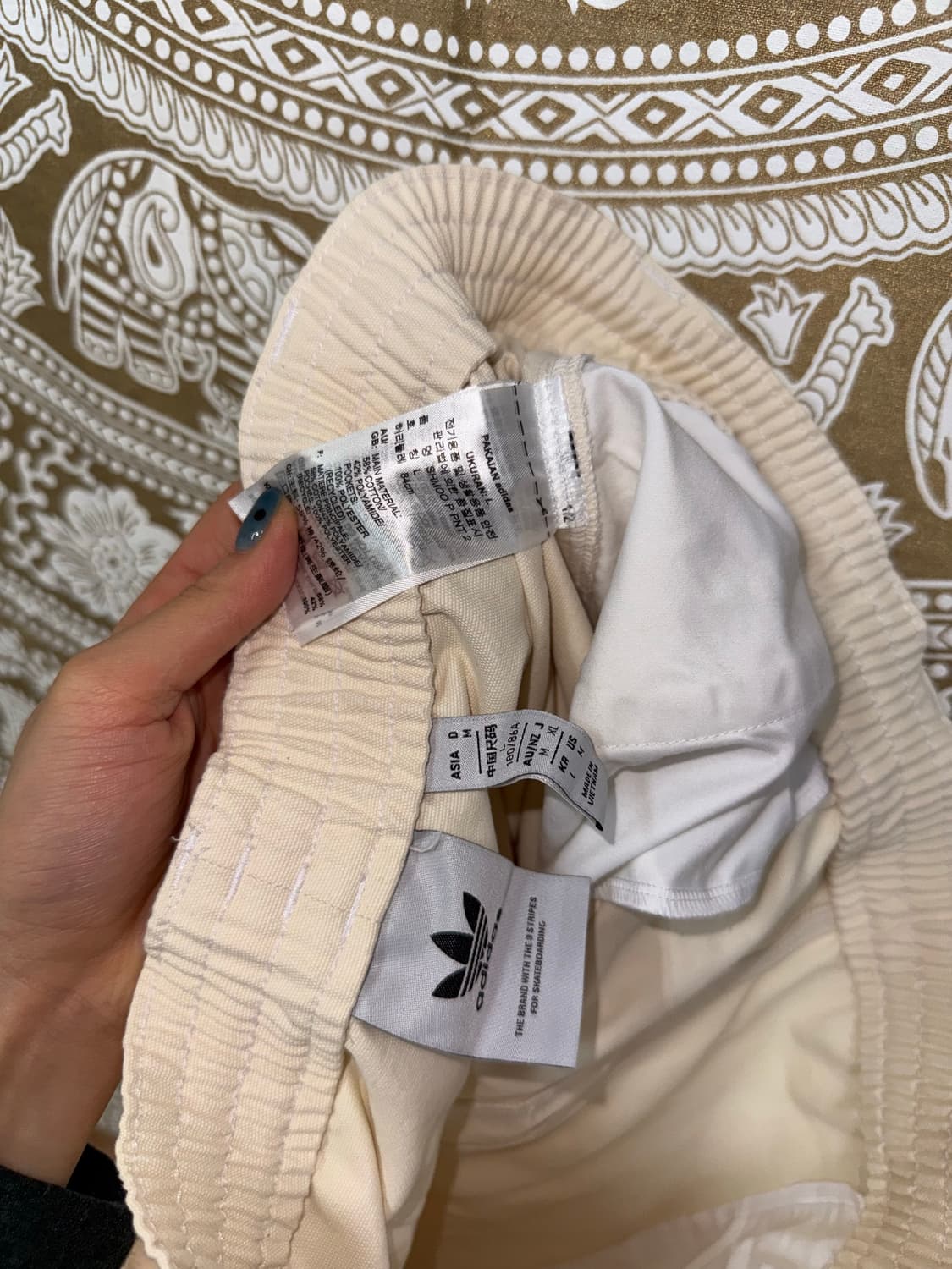 아디다스x마크곤잘레스 슈무포일 페인트 밴딩 코튼팬츠  상품이미지7