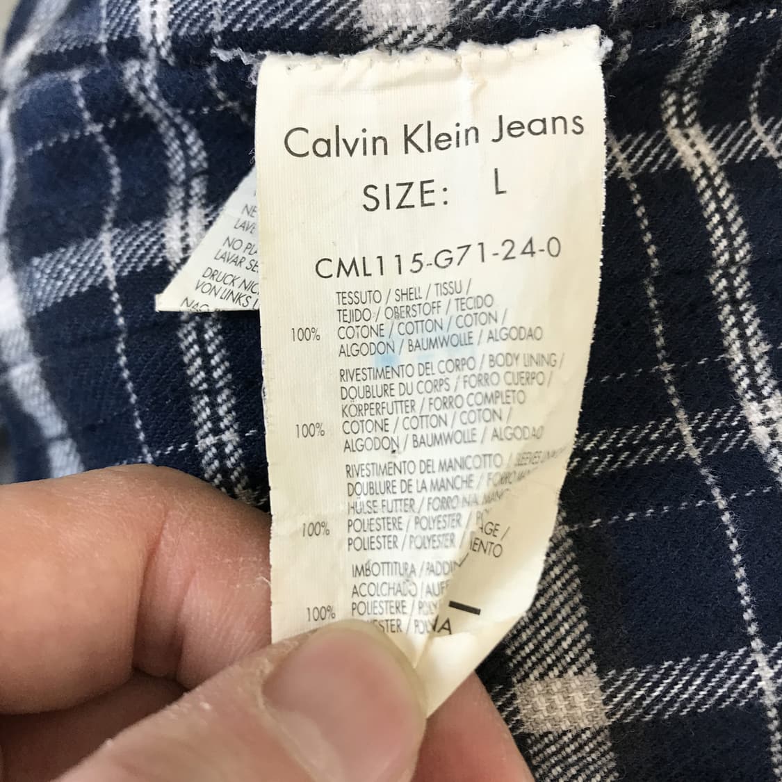 캘빈클라인 CK 탄창포켓 빈티지 집업자켓 [L] 상품이미지6