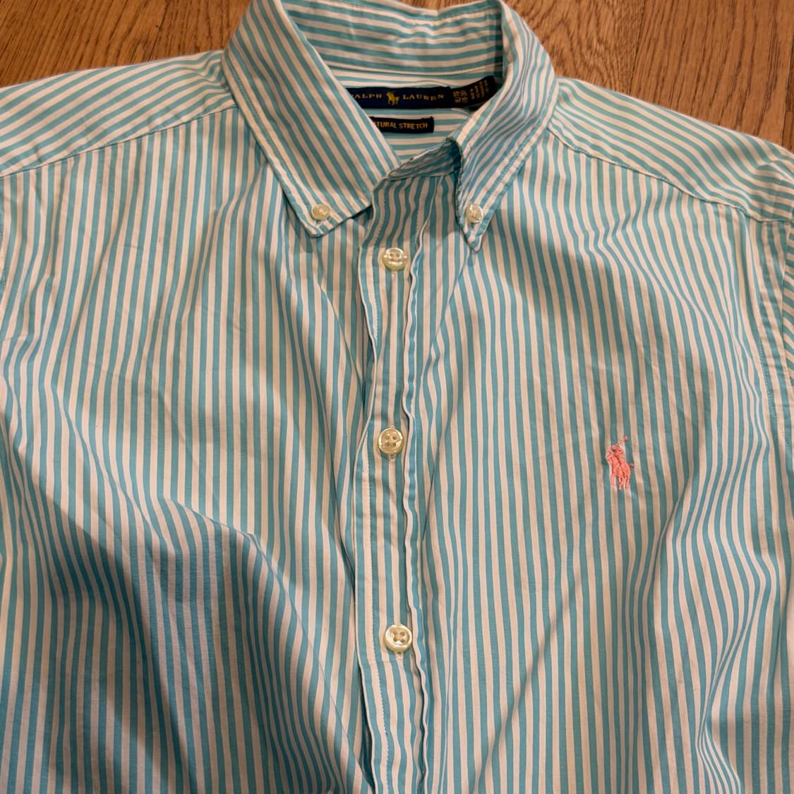 폴로 랄프로렌 스트라이프 시어서커 셔츠  상품이미지2