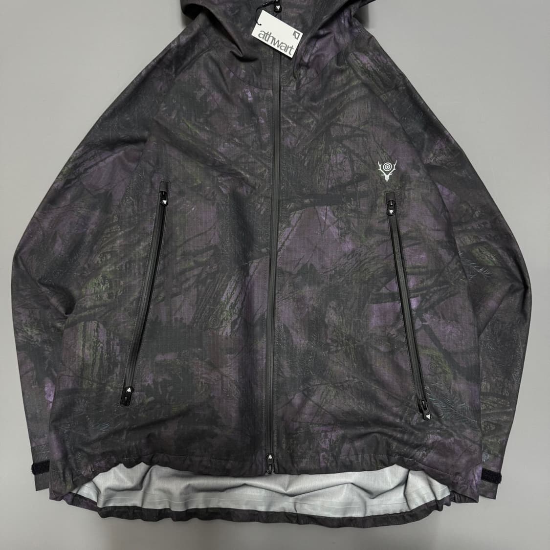 SOUTH2 WEST8 퍼플 카모패턴 웨더 이펙트 후드 윈드브레이커 상품이미지10