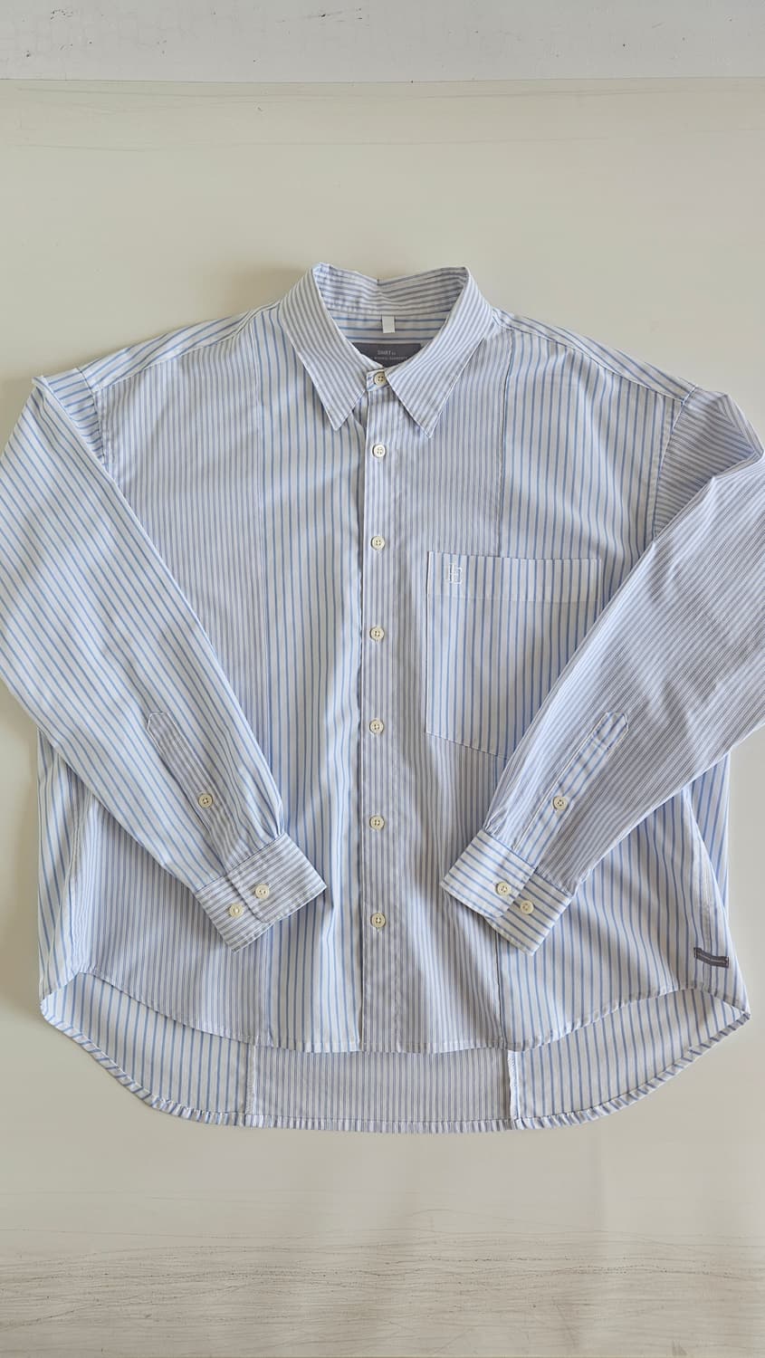 라이풀 스트라이프 긴팔 셔츠 상품이미지1