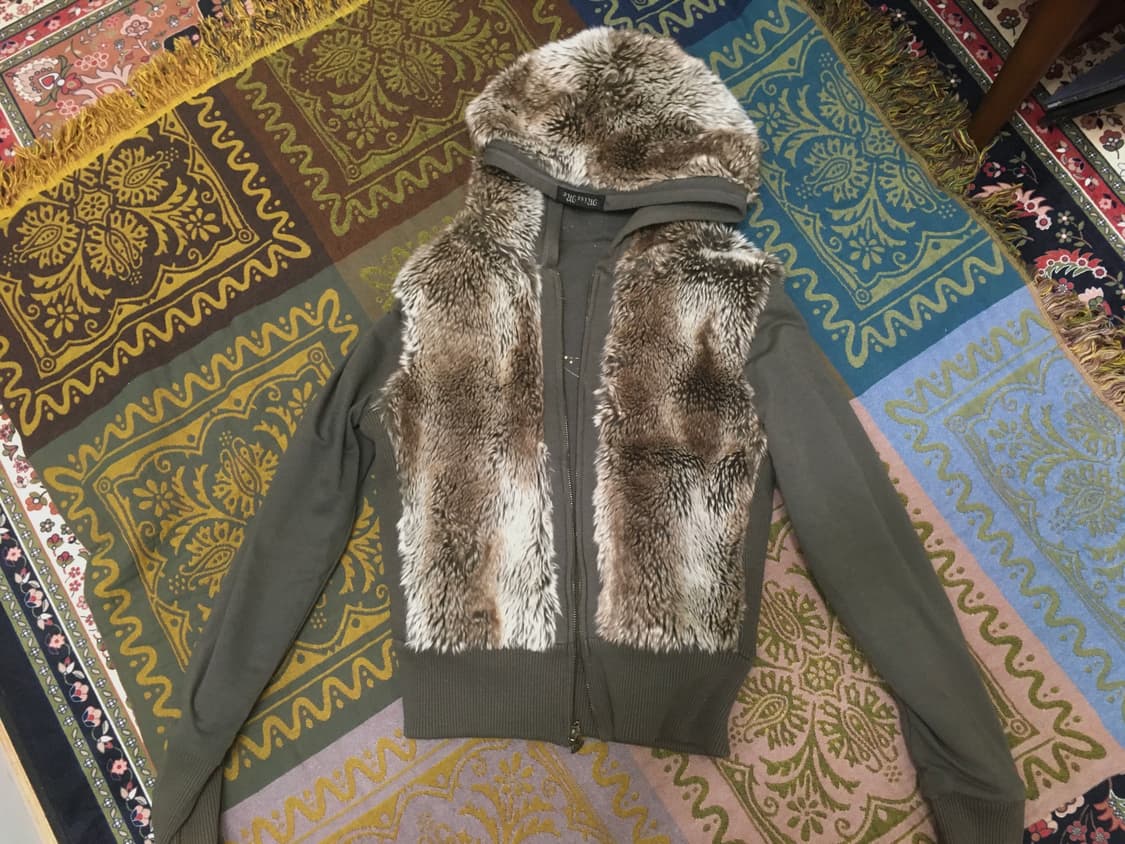 Miss Me💋reversible grunge hood zipup 상품이미지5