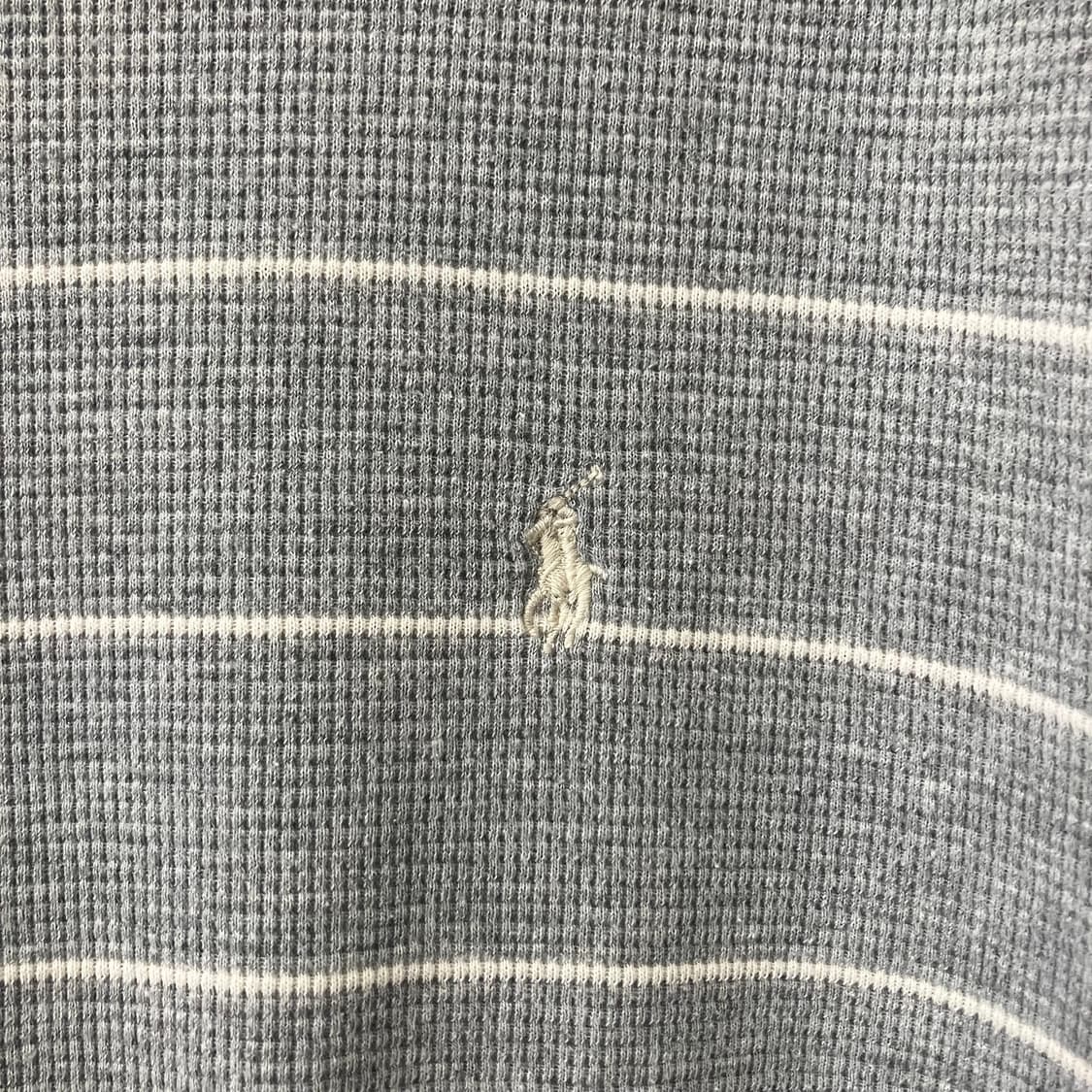 303 폴로 스트라이프 와플 롱슬리브 상품이미지2