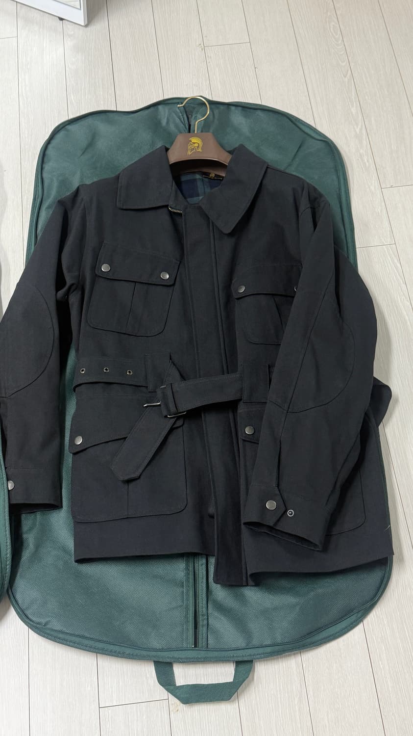 론트 041 사파리 자켓 블랙 색상 XL사이즈 상품이미지1