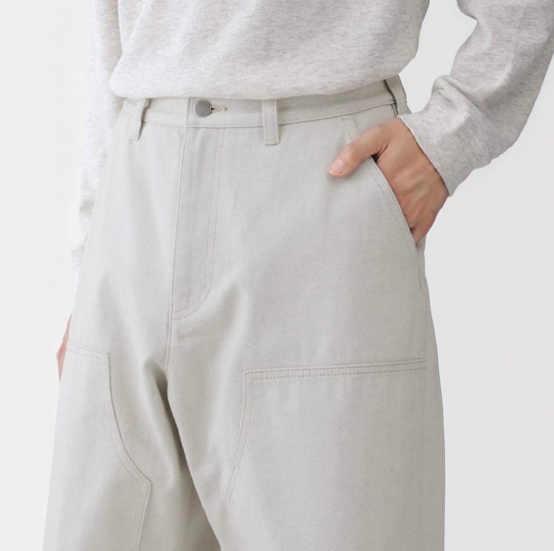 무지라보 더블니 팬츠 XL 상품이미지3