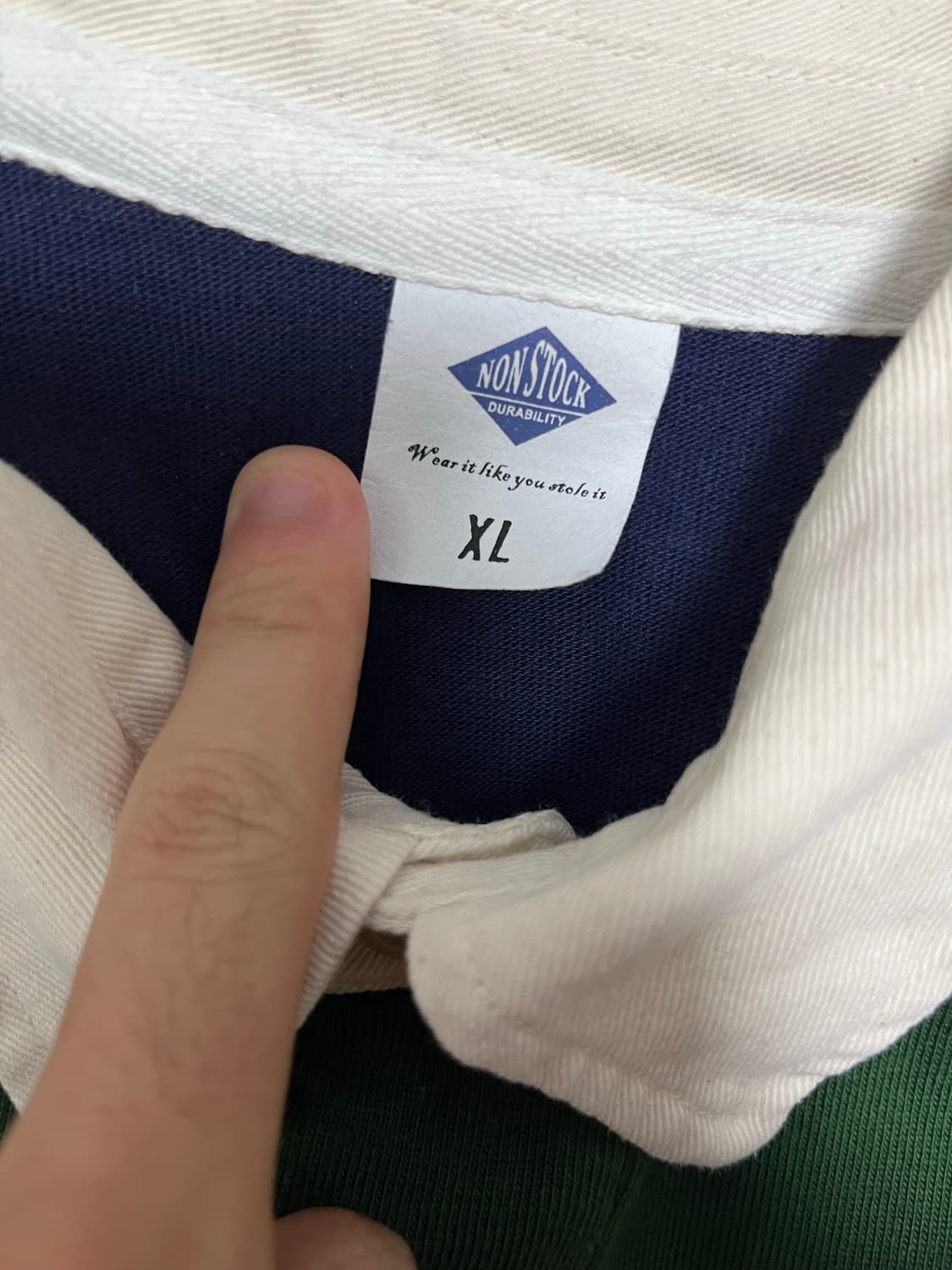 브론슨(논스탁) 스트라이프 럭비 티셔츠 상품이미지3
