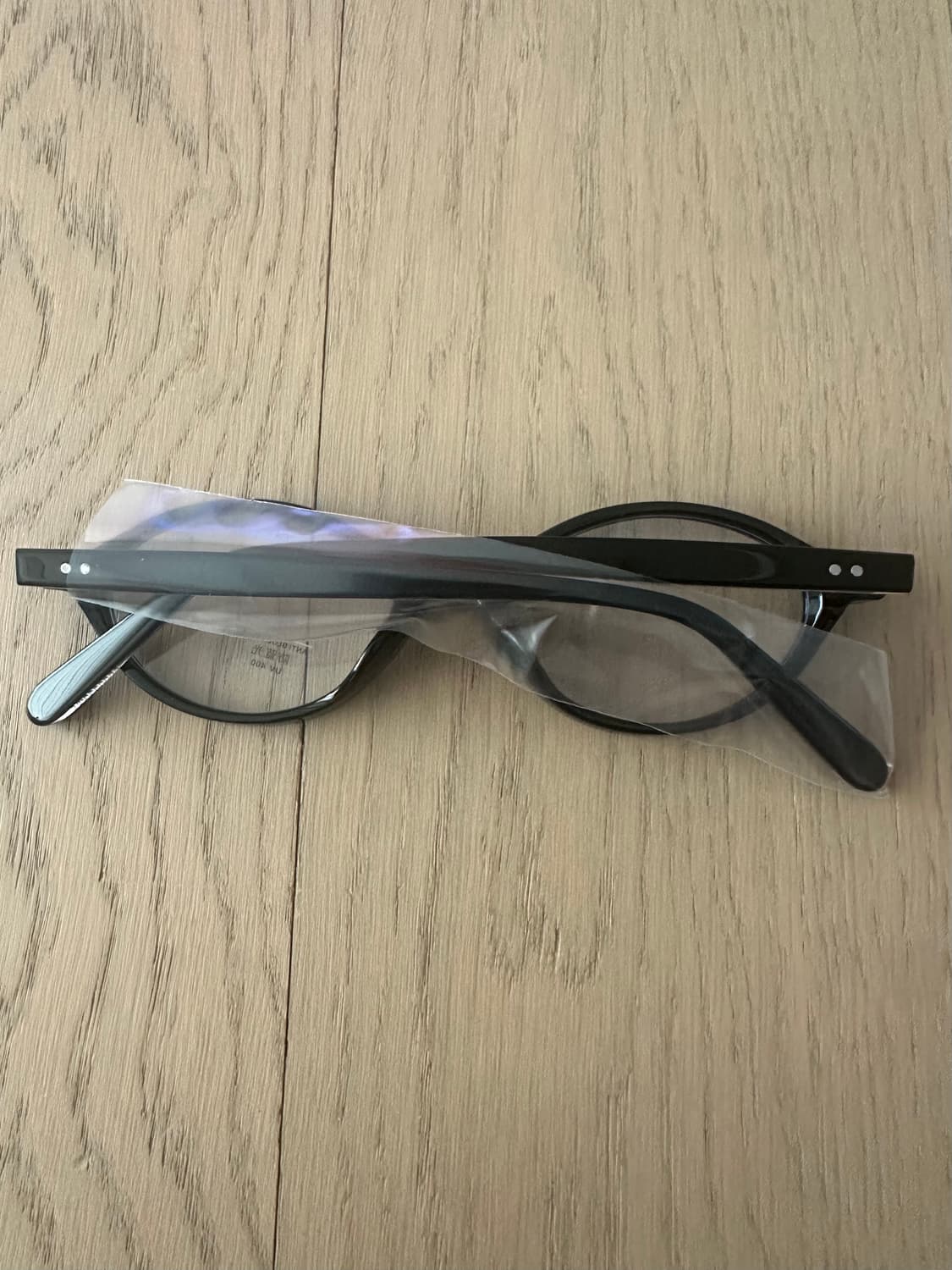 Y2K 블랙 라운드 안경 상품이미지3