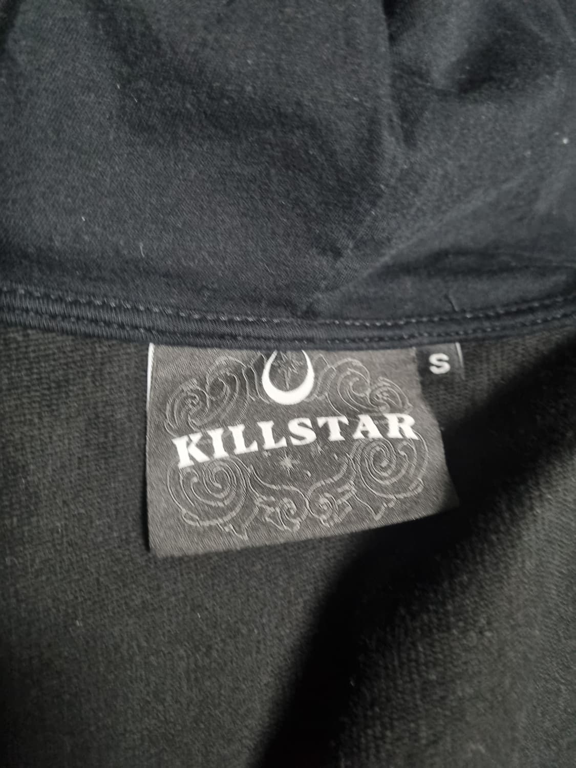 Killstar 포이즌 프린팅 지퍼 팬던트 후드 집업 S 상품이미지4