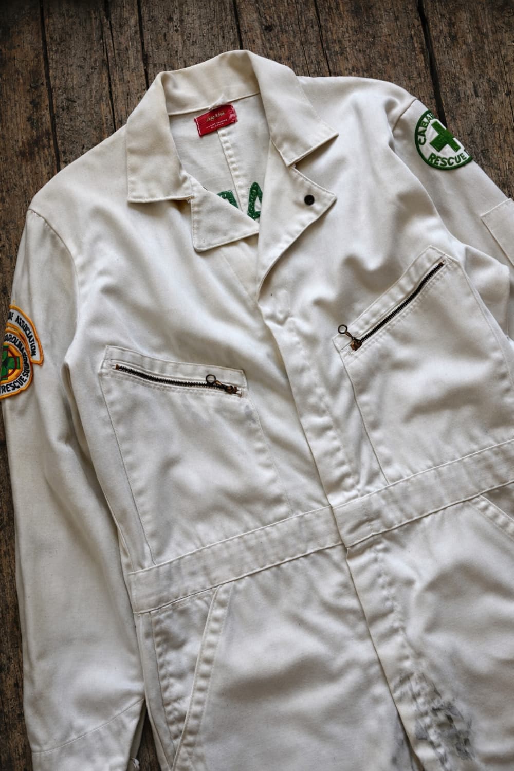 70's 디키즈  'Rescue Squad' 커버올 100~105 상품이미지5