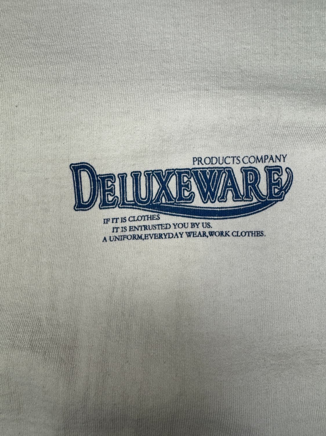 디럭스웨어 DELUXE WARE 핀업걸 백 프린트 티셔츠 M 상품이미지2