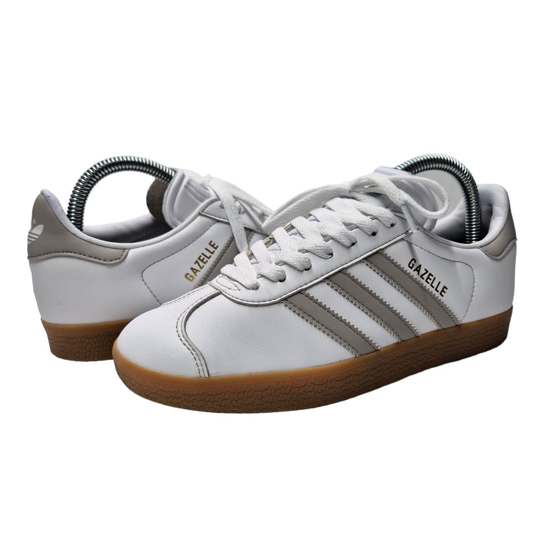 230) adidas 아디다스 가젤 화이트 그레이 검솔 상품이미지1