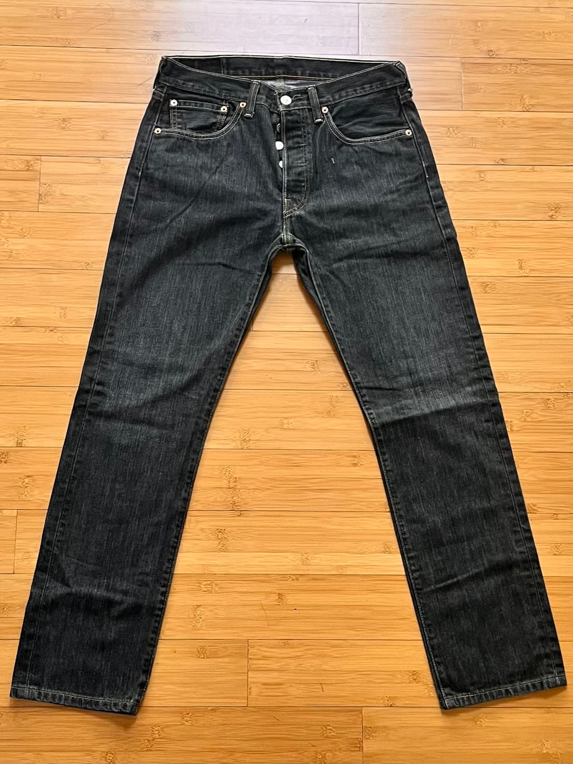 리바이스 501 블랙진 데님팬츠 W31 L30 상품이미지2