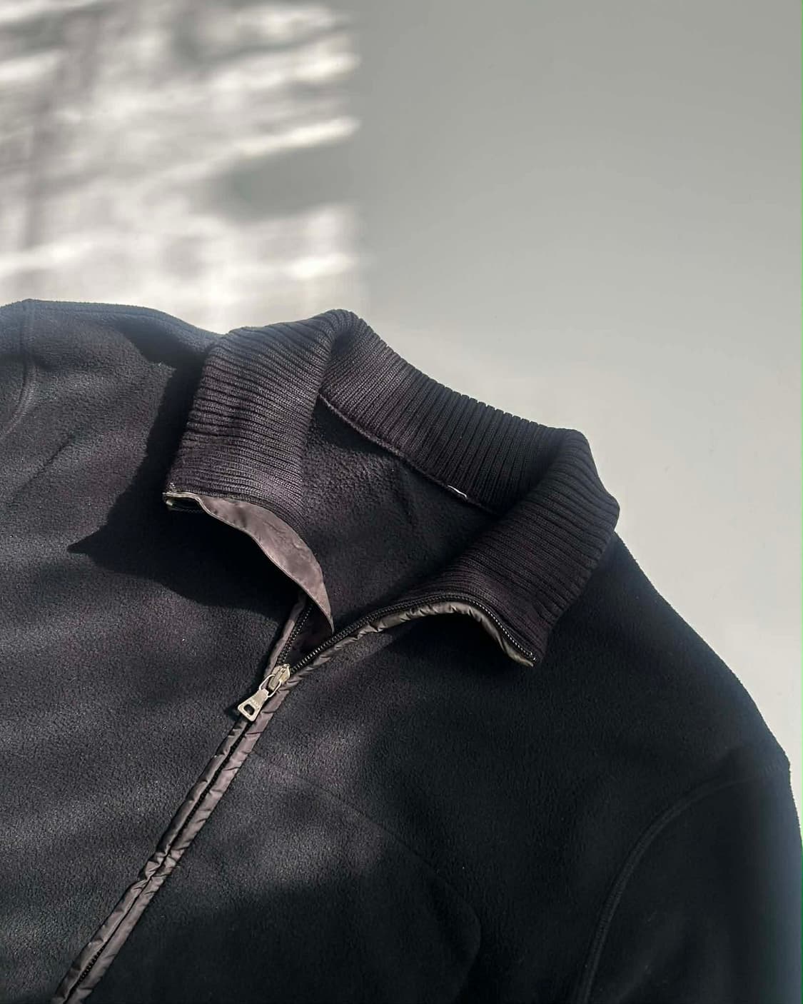 [XL] 프라다 스포츠 00s 경량 플리스 하프집업 나일론 엘보우 상품이미지3