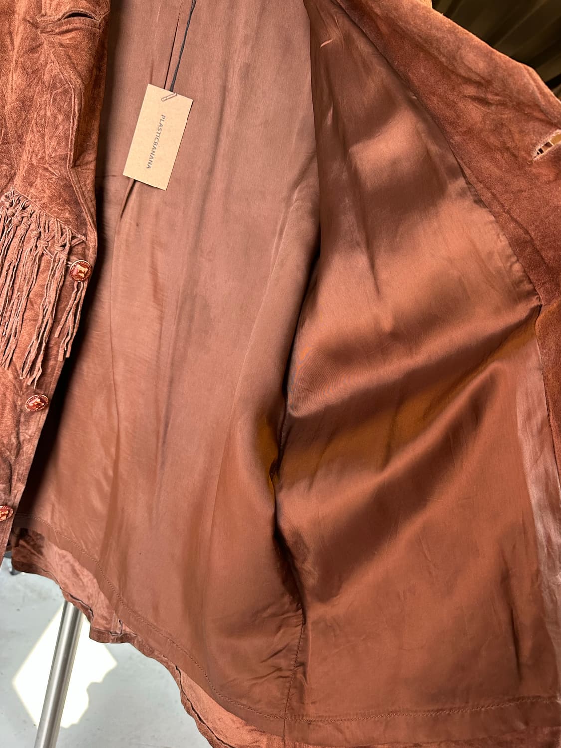 리얼 레더 웨스턴 스웨이드 프린지 자켓 상품이미지7