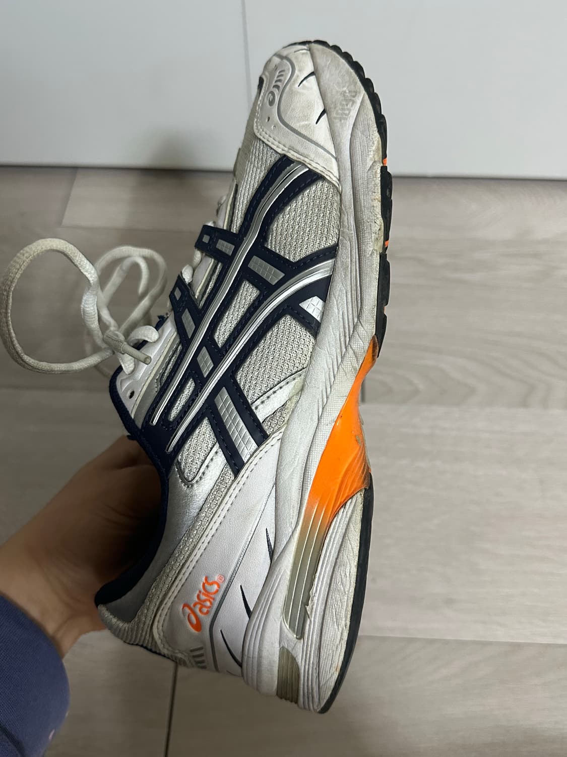 아식스 Asics 젤 1090 화이트 미드나잇 270 상품이미지7