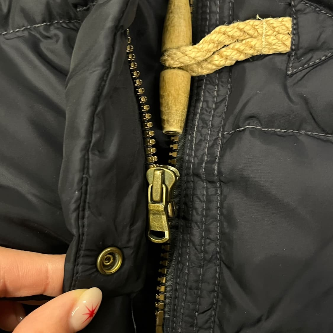 폴로 데님앤서플라이 네이비 더플 떡볶이 패딩 조끼  상품이미지6