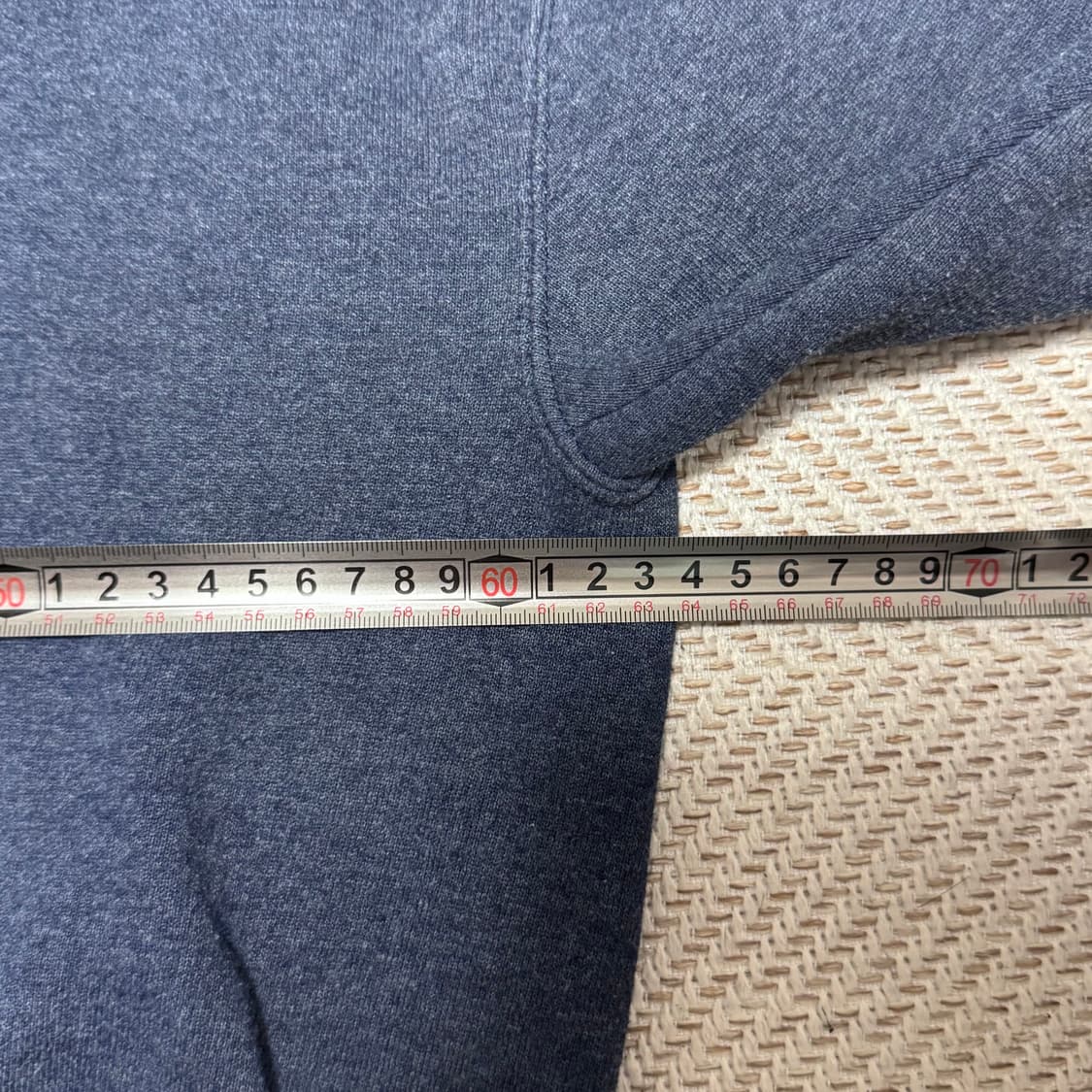 (XL) 00s 빈티지 러셀 애슬레틱 네이비, 그레이 후드집업 상품이미지3
