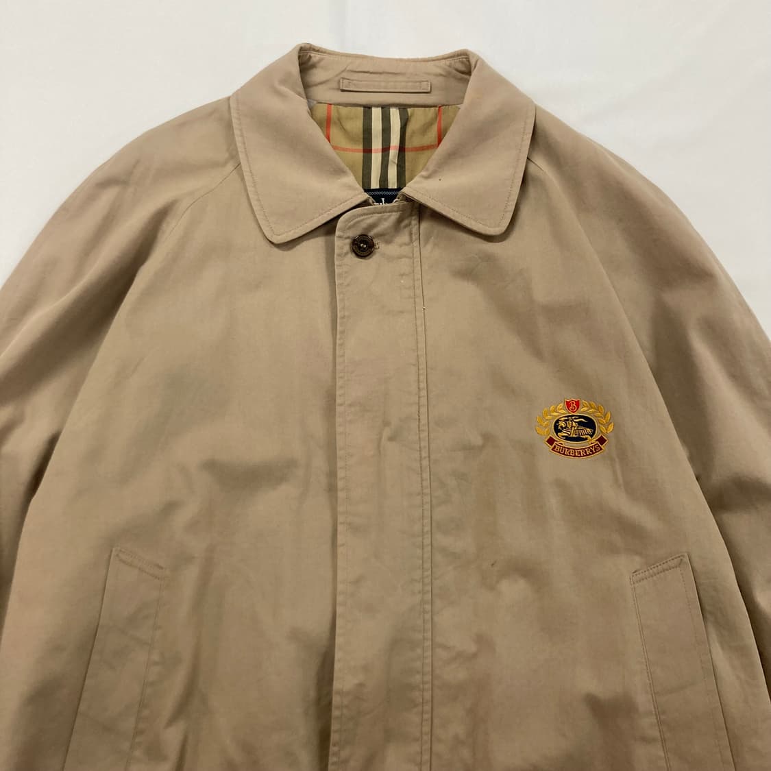 90s버버리 크레스트 스윙자켓 상품이미지2