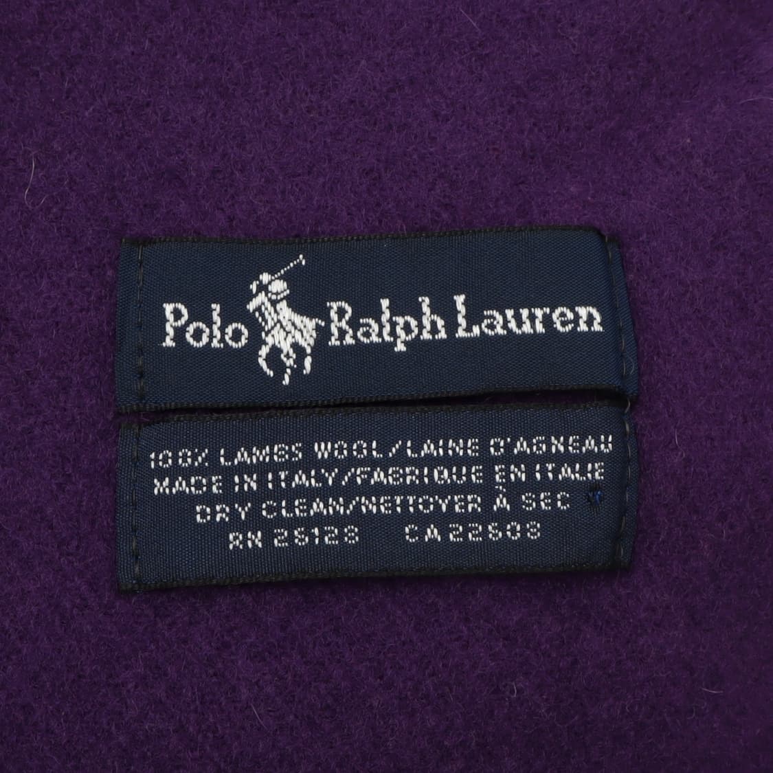 폴로 랄프로렌 퍼플 빅포니 램스울 머플러 상품이미지7