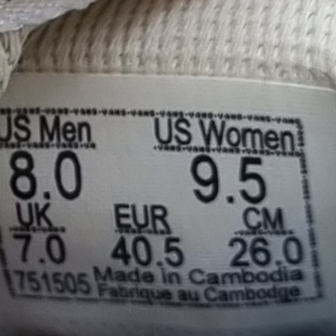 반스 에너하임 팩토리OG 플레이드 260 상품이미지6