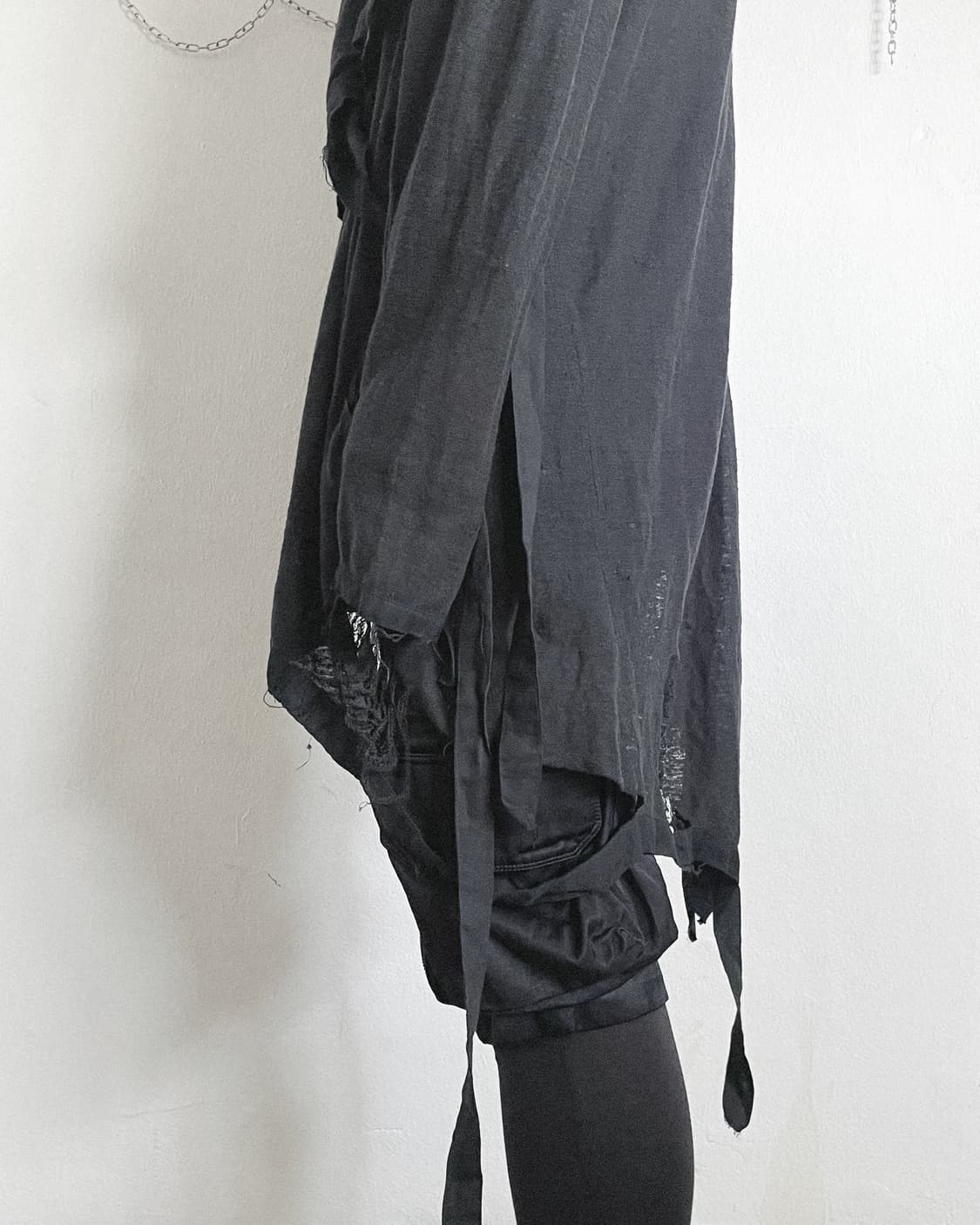 aleksandr manamis 드레이프 디스트로이드 가디건 상품이미지4