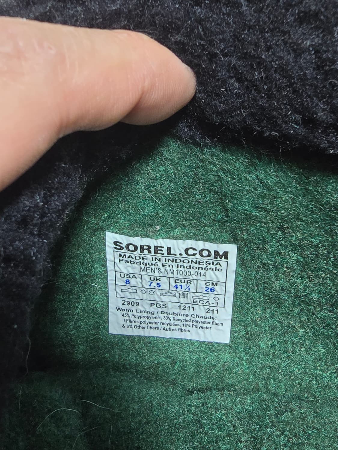 소렐 카리부 방한부츠(블랙/260) 상품이미지3