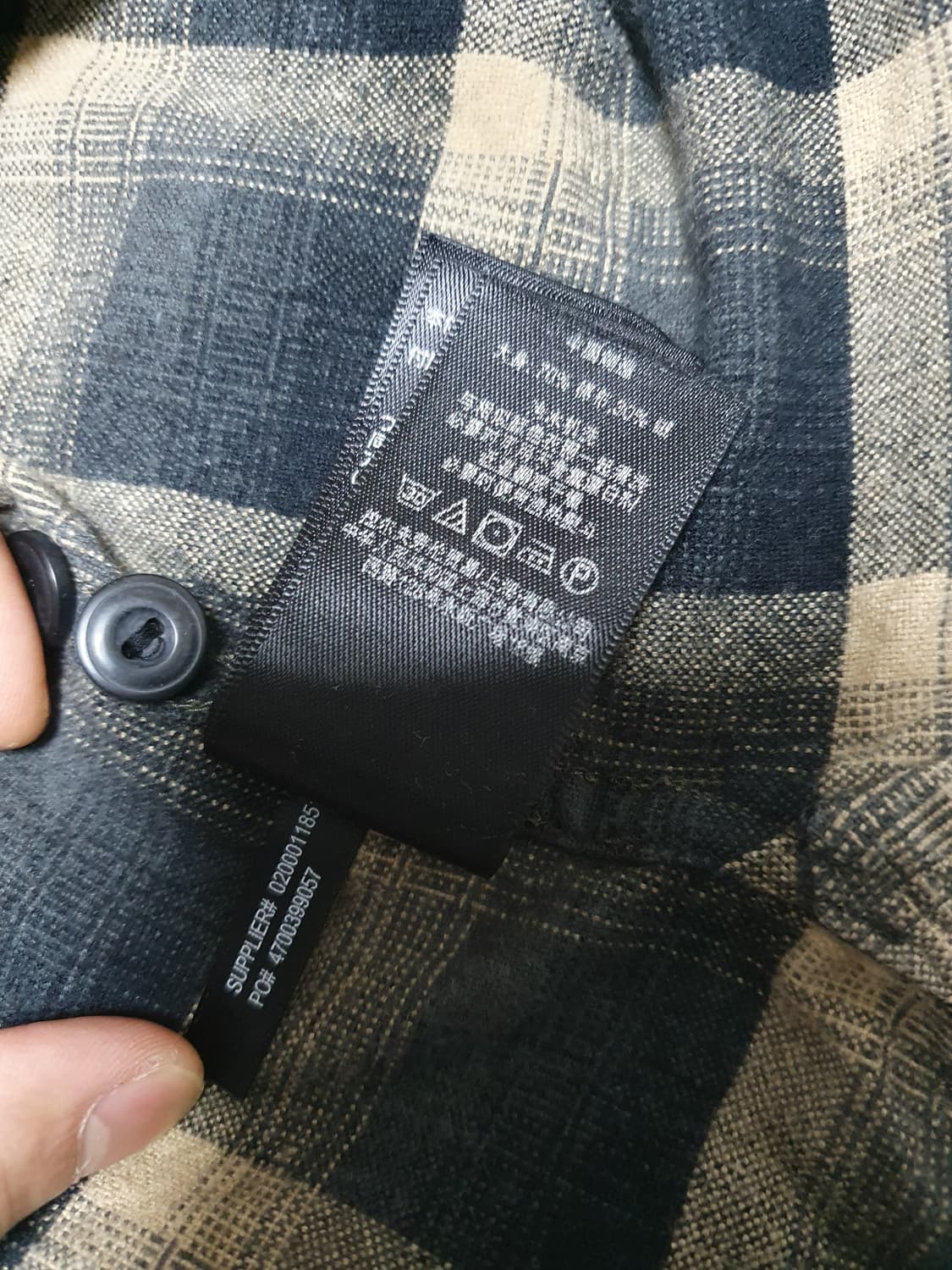 [XL] RRL 명작 코튼 옴브레 워크셔츠 105사이즈 상품이미지8