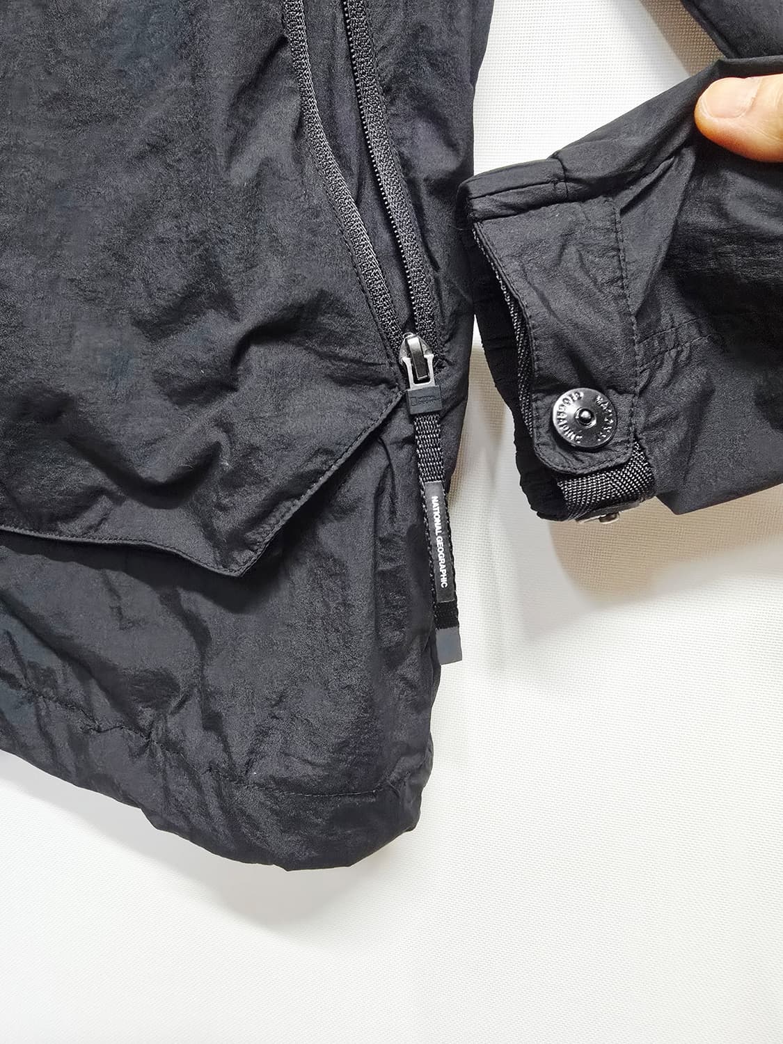 내쇼널지오그래픽 블랙 바람막이 95 상품이미지3