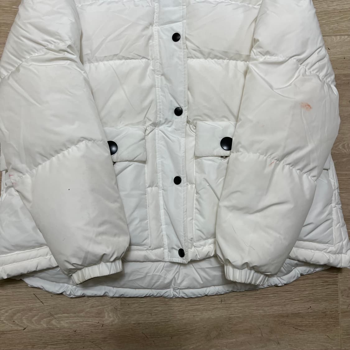 몽클레어 테니스와펜 퍼후드 구스다운 패딩 점퍼 [화이트] 3사이즈 상품이미지3