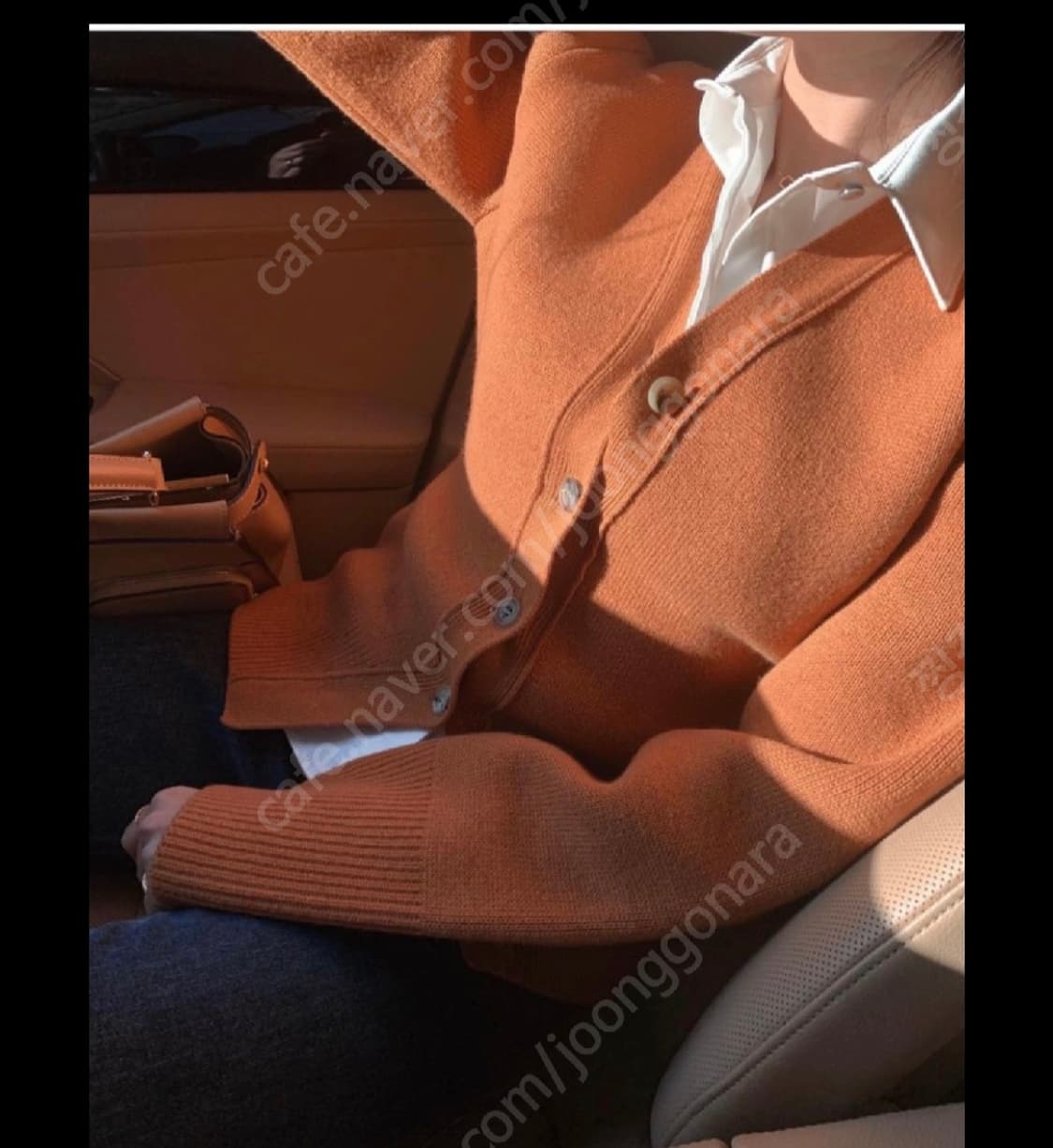 시에 sie 버킨 가디건  텐저린 브라운 상품이미지2