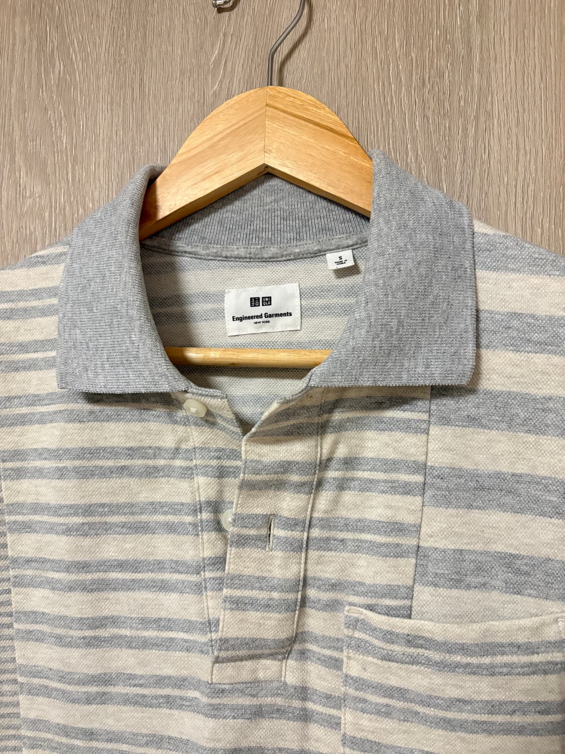 유니클로 엔지니어드가먼츠 반팔 카라티 피케티 엔가 상품이미지2