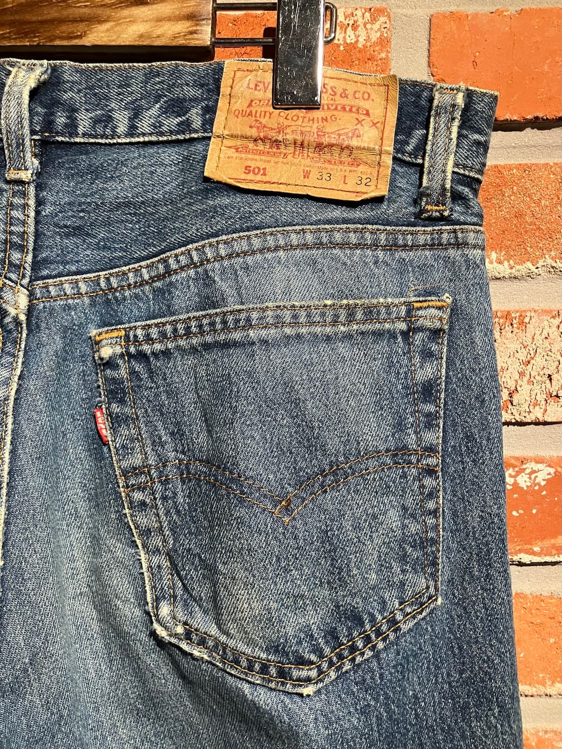 90s USA 빈티지 리바이스 501 데님 팬츠 상품이미지6