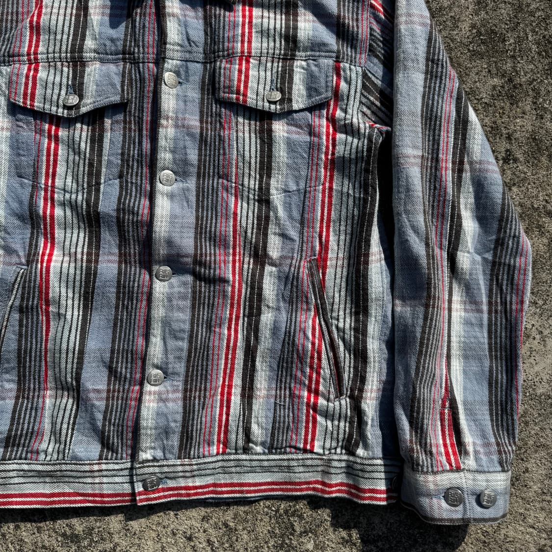 [M] Big Bill 체크 트러커 셔츠 자켓 상품이미지4