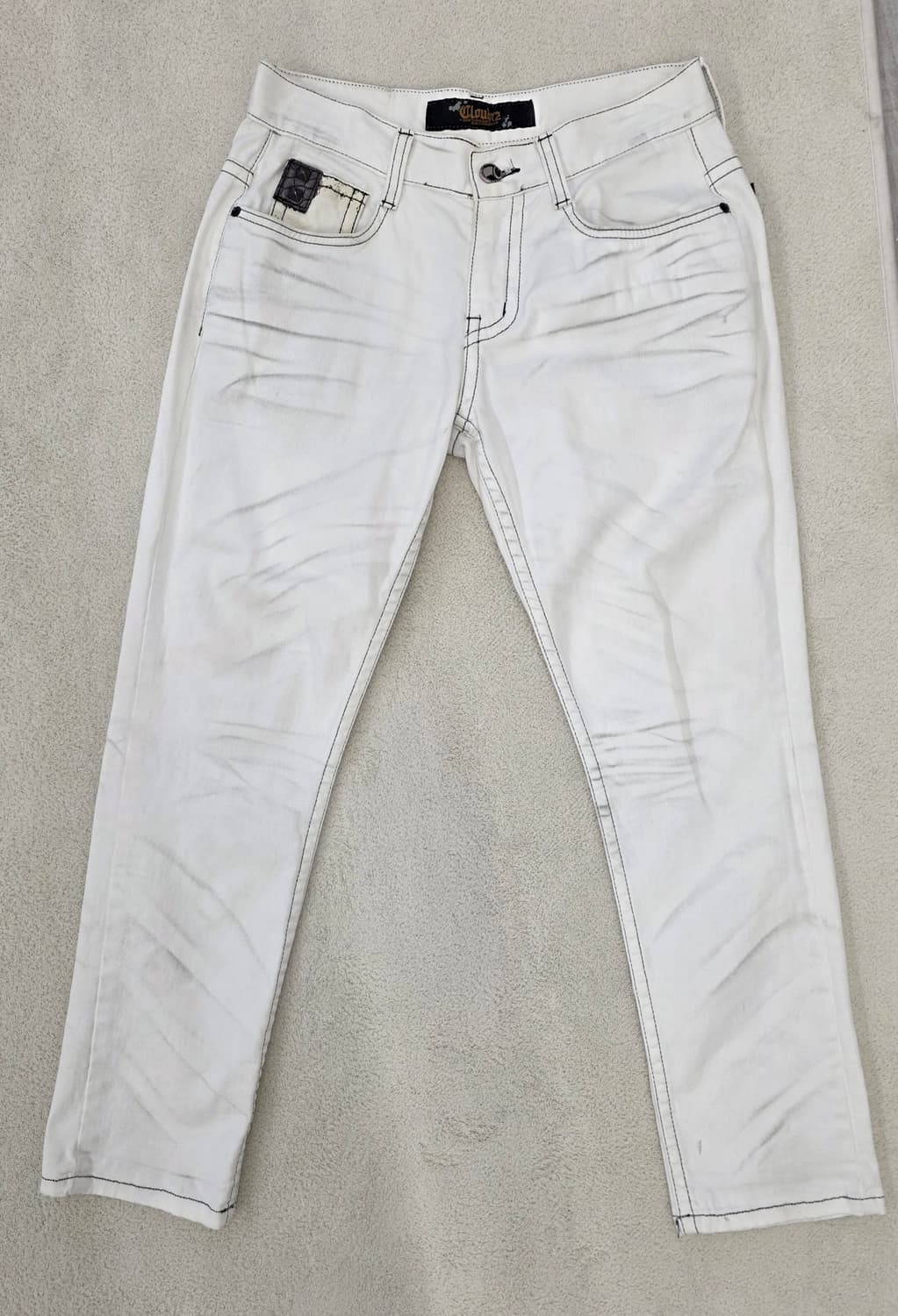 클라우드72 남성 워싱바지.  싸이즈 30 상품이미지1