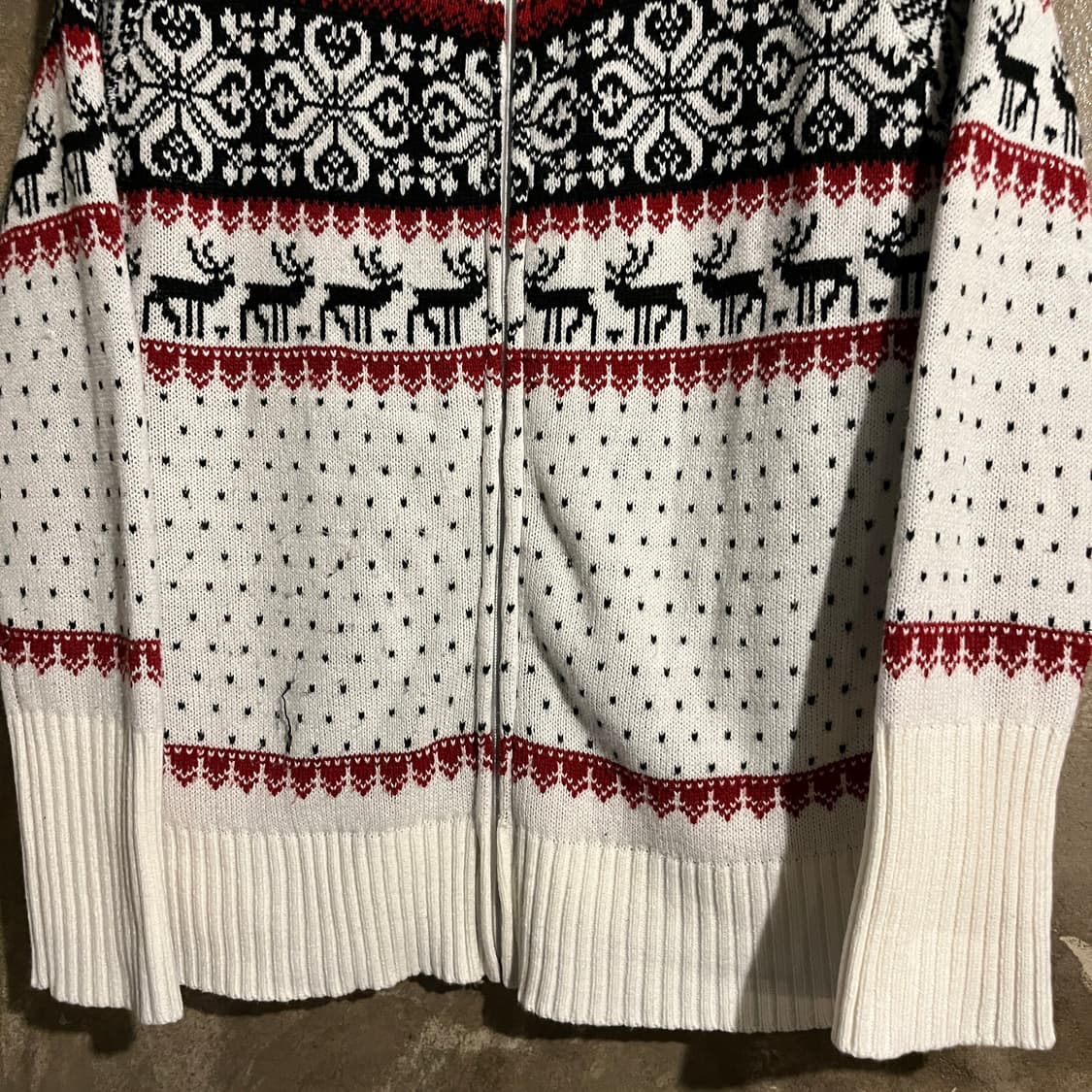 빈티지 니트 집업 상품이미지3