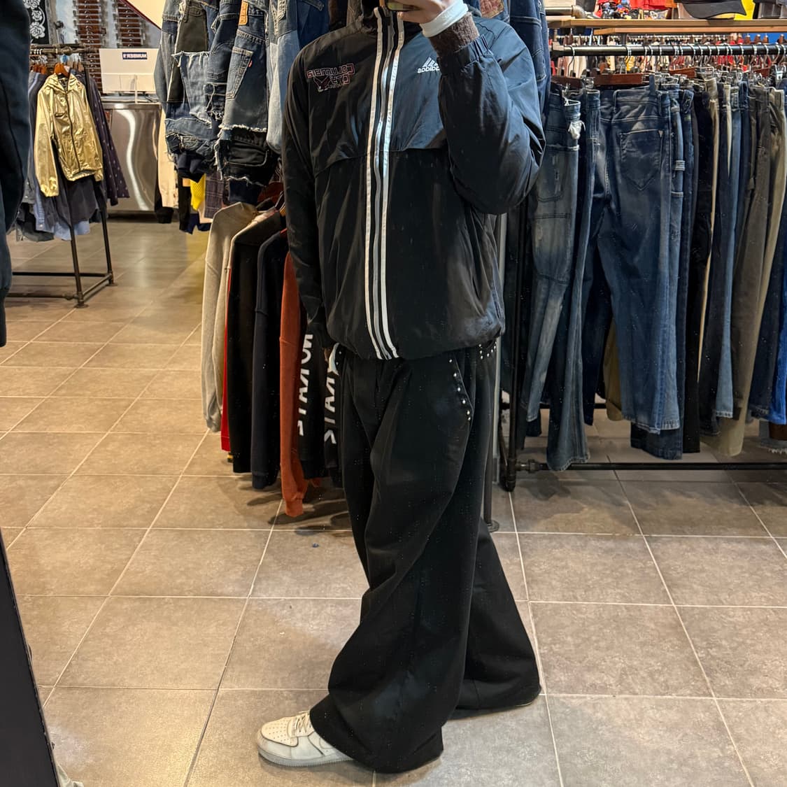 [NO.9] ADIADS 아디다스 패치워크 윈드브레이커 상품이미지3