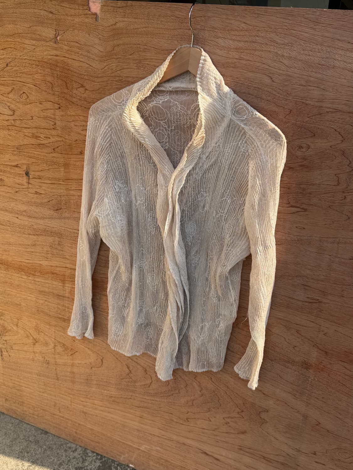 이세이미야케 fete 플로럴 플리츠 가디건 상품이미지2