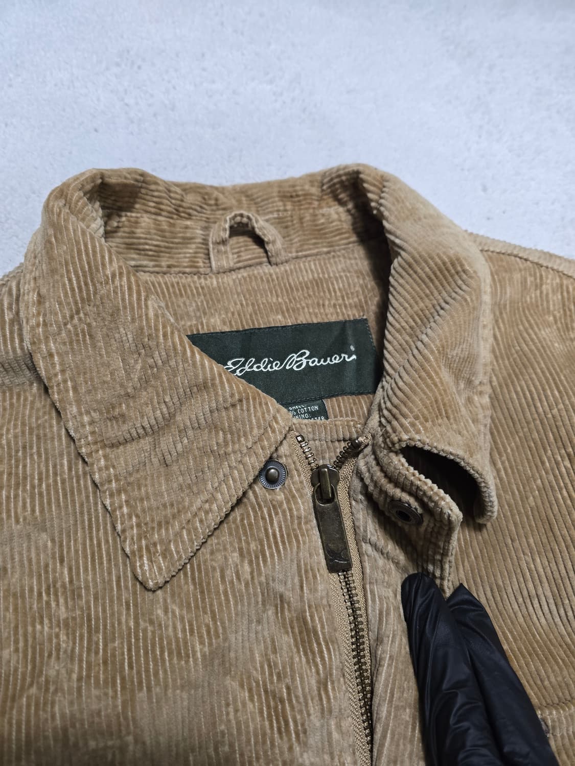 에디바우어 코듀로이 골덴 집업 자켓 브라운 L 상품이미지4