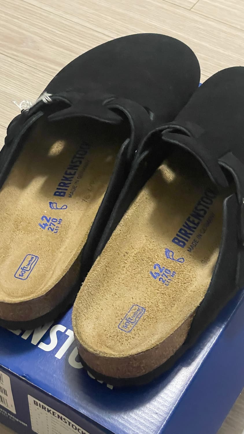 버켄스탁 보스턴 SFB 블랙 270 새상품 상품이미지6