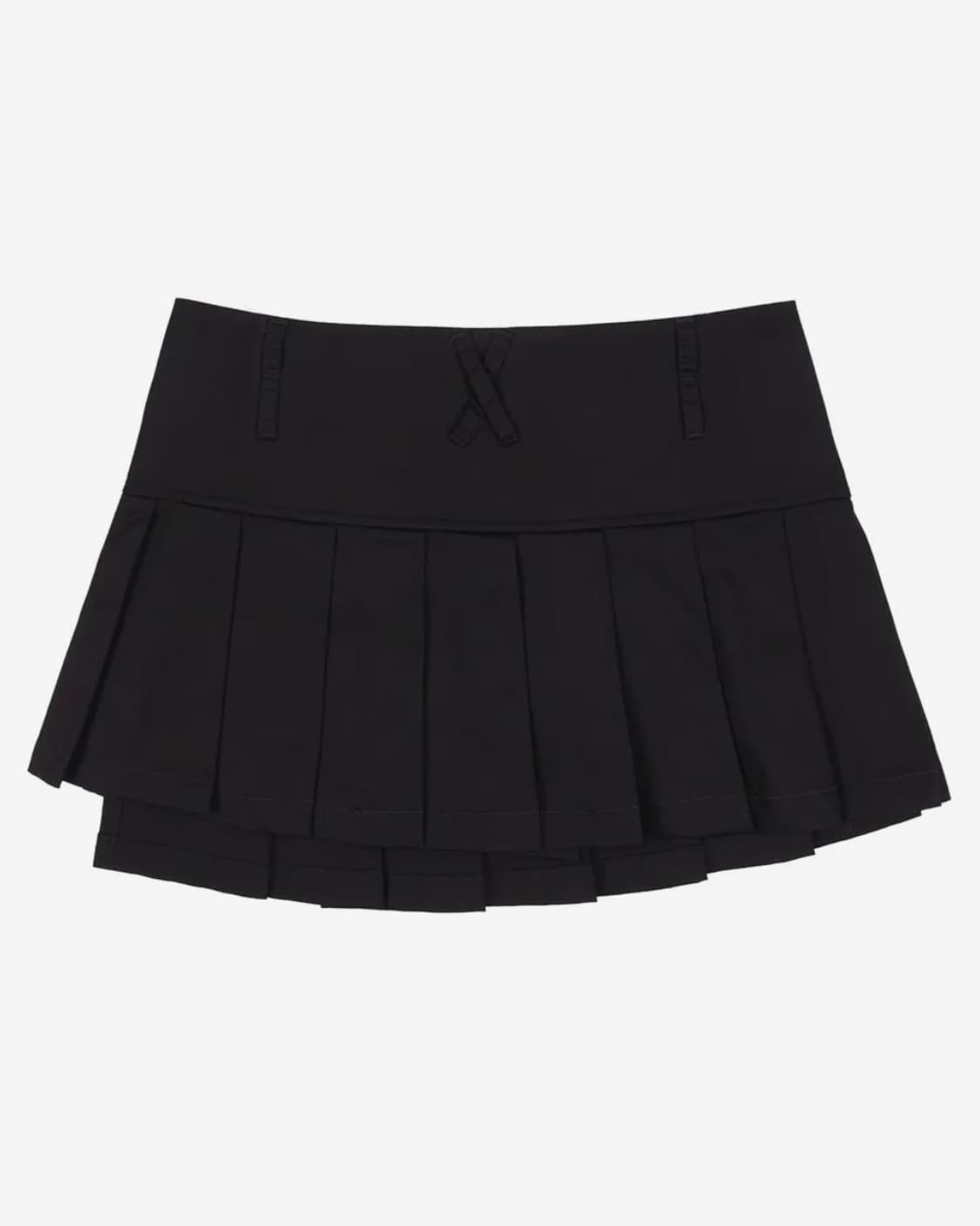 팬시클럽 플리츠 레이어드 랩 스커트 상품이미지2