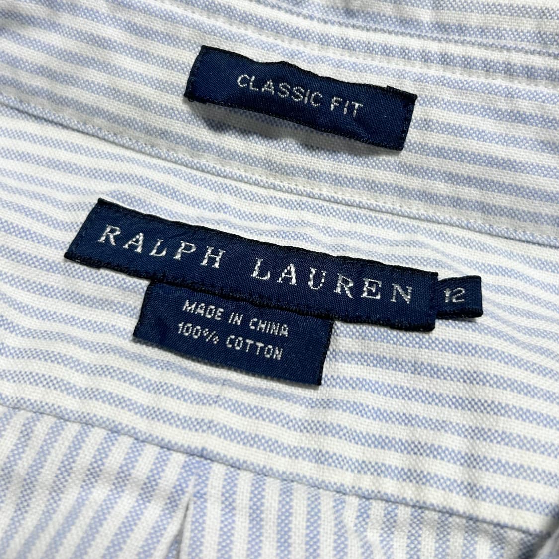 [L] Polo 폴로 랄프로렌 우먼즈 스트라이프 옥스퍼드 셔츠 상품이미지4