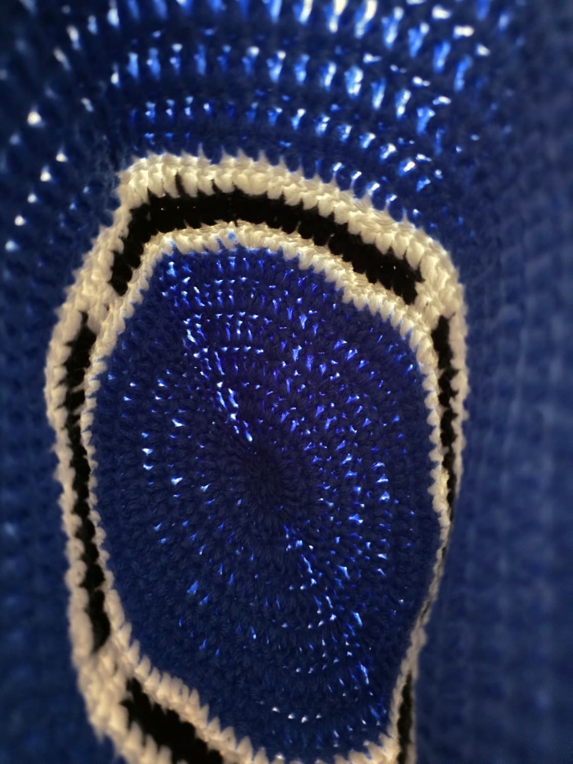 Corteiz 코르테이즈 빅 크로셰 비니 V2 블루 화이트 블랙 상품이미지6