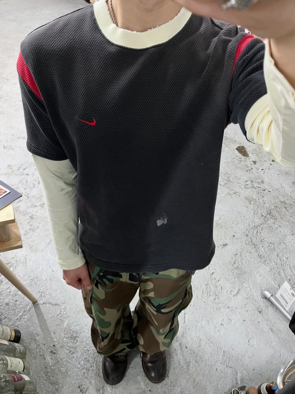 Nike waffle layered long slv 상품이미지1