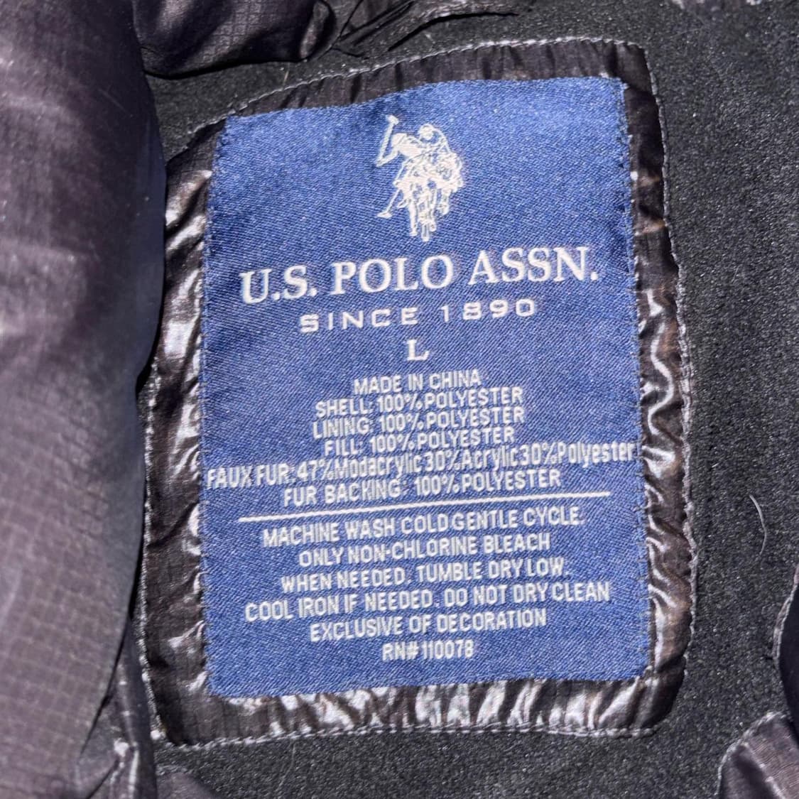 U.S. 폴로 아센 패딩 블랙 상품이미지6