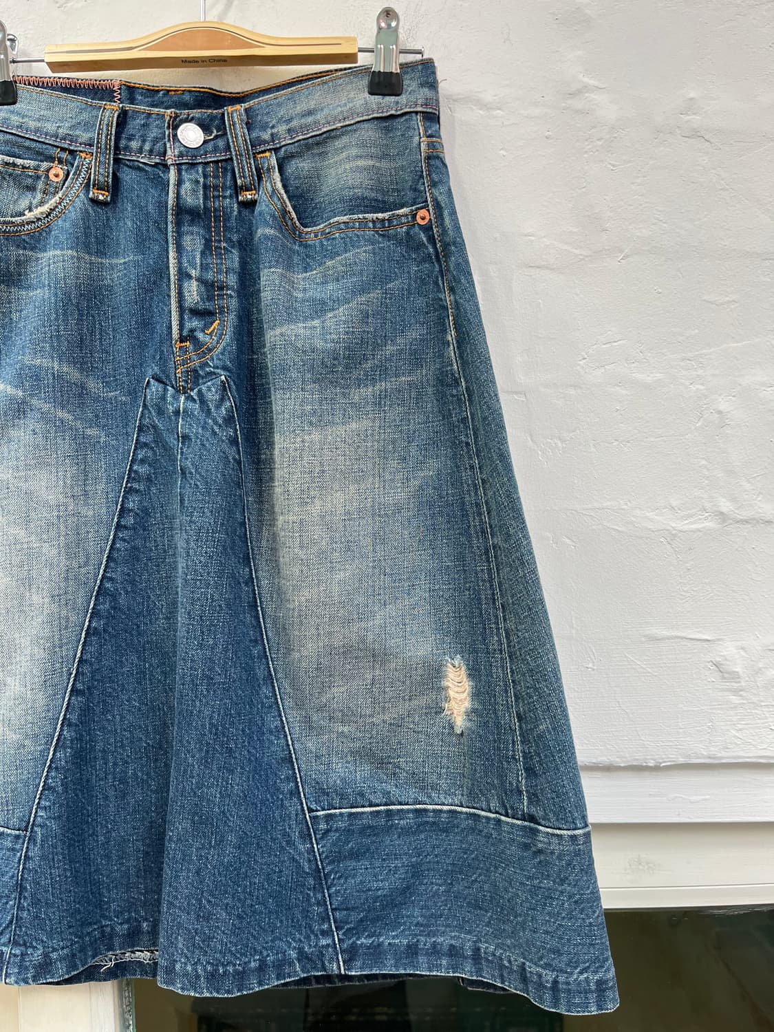 Levis 4S501 데님 스커트 S 상품이미지4