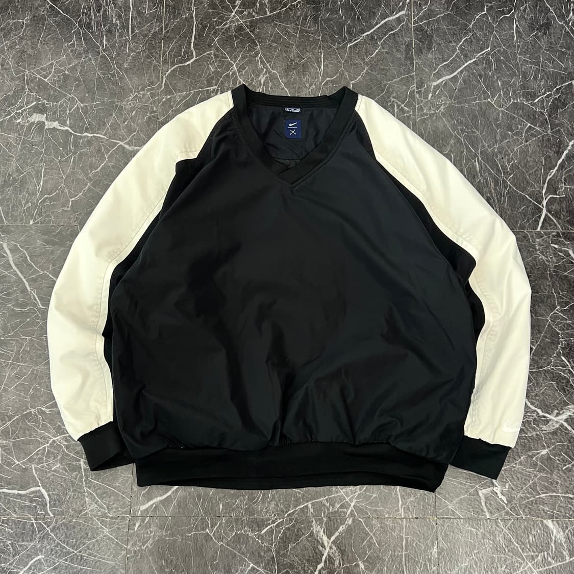 나이키 스우시 오버사이즈 배색 바람막이 웜업 상품이미지2