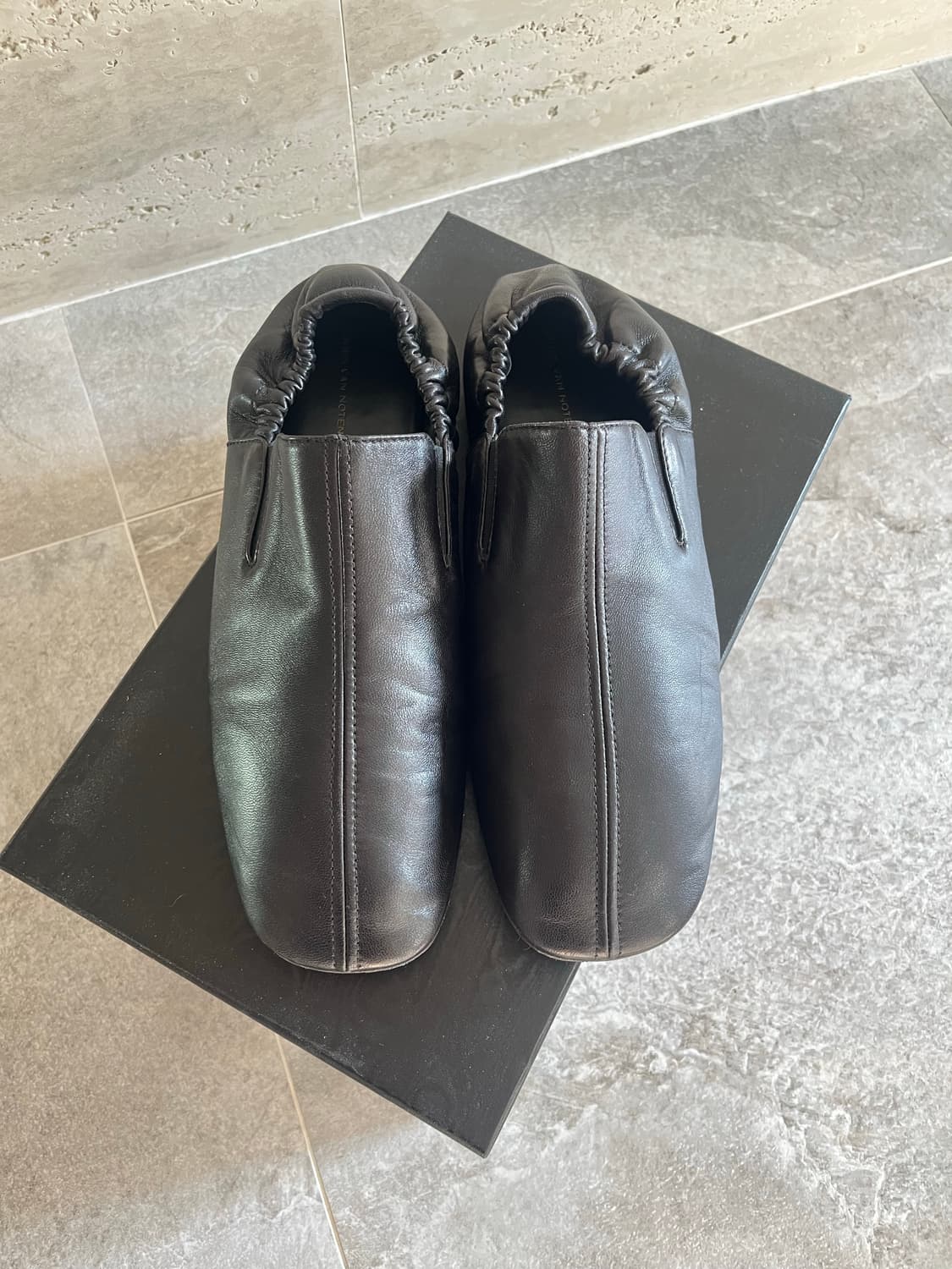 24fw 드리스반노튼 블랙 가죽 로퍼 슈즈 (265) 상품이미지6